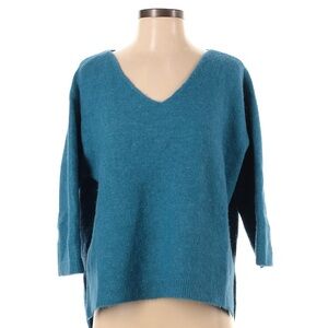 Massimo Dutti teal sweater. Size XS